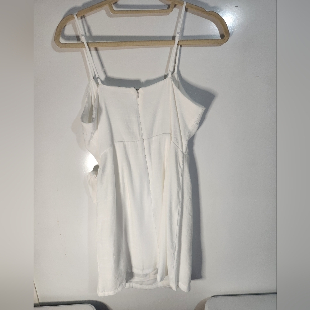 Nine West White Women's Dress, Size Med - Picture 4 of 7